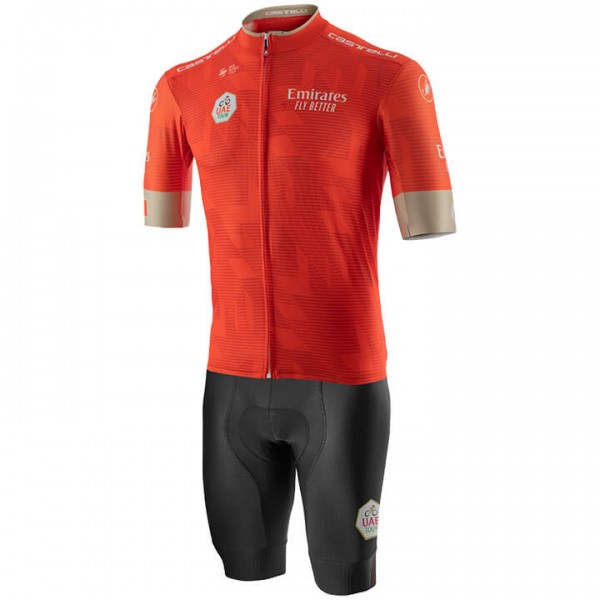 Fahrradbekleidung Radsport 2020 UAE Tour Radbekleidung Satz Trikot Kurzarm+Fahrradhose Set Outle Radtrikot De
