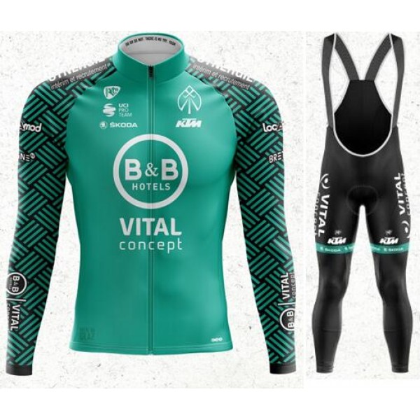 Fahrradbekleidung Radsport 2020 VITAL CONCEPT Trikot Langarm+ Trägerh Radtrikot De