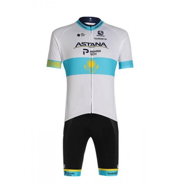 Fahrradbekleidung Radsport 2020 ASTANA PRO TEAM FRC Radbekleidung Satz Trikot Kurzarm+Trägerhosen Set Outl Radtrikot De