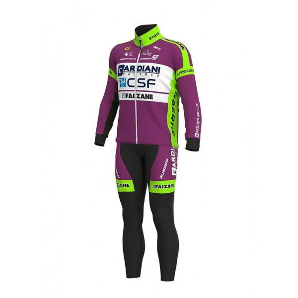 Fahrradbekleidung Radsport 2020 BARDIANI CSF FAIZANE Set Radbekleidung Trikot Langarm+ Trägerhos Radtrikot De