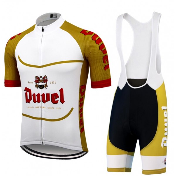 Fahrradbekleidung Radsport 2020 Duvel Beer Radbekleidung Satz Trikot Kurzarm+Trägerhosen Set Outl Radtrikot De