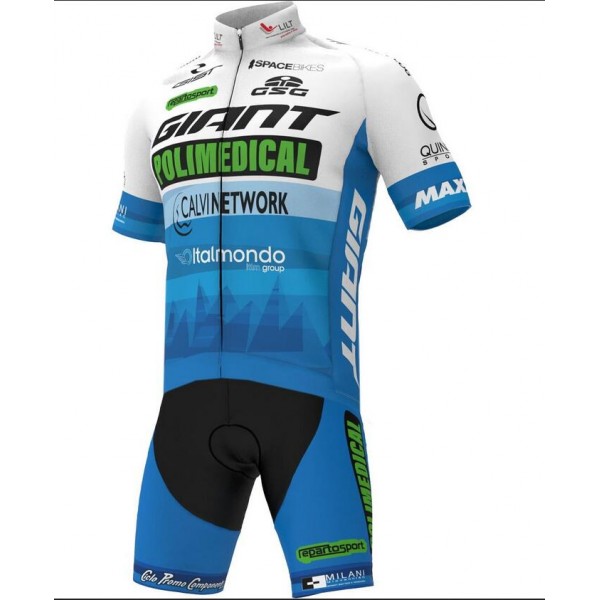 Fahrradbekleidung Radsport 2020 Team Giant Polimedical Radbekleidung Satz Trikot Kurzarm+Trägerhosen Set Outl Radtrikot De
