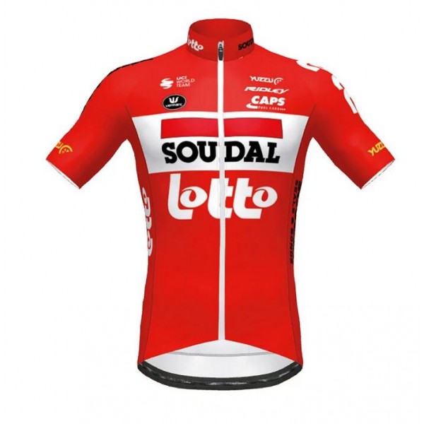 Fahrradbekleidung Radsport 2020 Lotto Soudal TdF Trikot Kurzarm Outlet rot We Radtrikot De