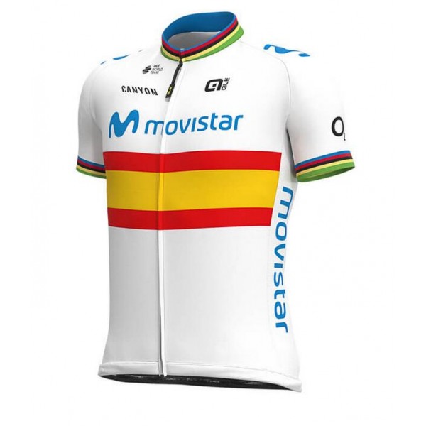 Fahrradbekleidung Radsport 2020 MOVISTAR TEAM Spanish Champion Trikot Kurzarm Outl Radtrikot De Fahrradbekleidung Radsport 2020 MOVISTAR TEAM Spanish Champion Trikot Kurzarm Outl Radtrikot De