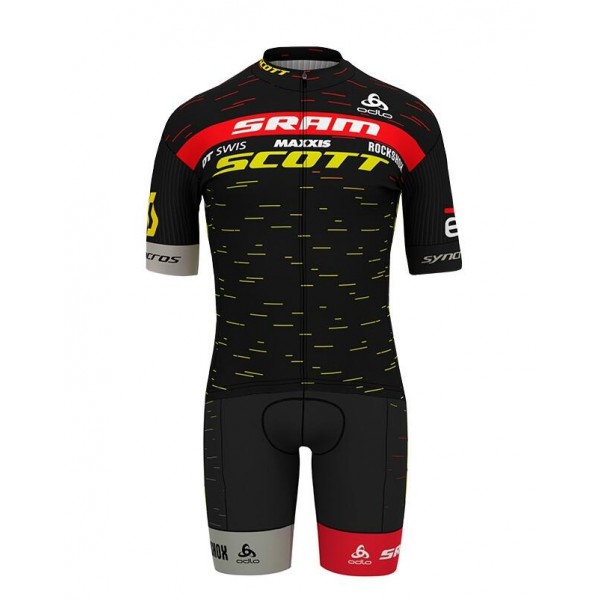 Fahrradbekleidung Radsport 2020 SCOTT SRAM Pro Race Radbekleidung Satz Trikot Kurzarm+Trägerhosen Set Outl Radtrikot De Fahrradbekleidung Radsport 2020 SCOTT SRAM Pro Race Radbekleidung Satz Trikot Kurzarm+Trägerhosen Set Outl Radtrikot De