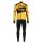 Fahrradbekleidung Radsport 2020 TEAM JUMBO VISMA Set Radbekleidung Trikot Langarm+ Trägerhos Radtrikot De