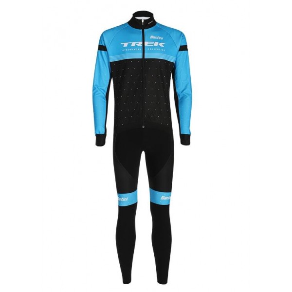 Fahrradbekleidung Radsport 2020 TREK FACTORY RACING CXC Set Radbekleidung Trikot Langarm+ Trägerhosen Bl Radtrikot De Fahrradbekleidung Radsport 2020 TREK FACTORY RACING CXC Set Radbekleidung Trikot Langarm+ Trägerhosen Bl Radtrikot De