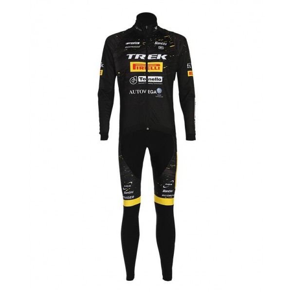 Fahrradbekleidung Radsport 2020 TREK PIRELLI Set Radbekleidung Trikot Langarm+ Trägerhosen Schwa Radtrikot De Fahrradbekleidung Radsport 2020 TREK PIRELLI Set Radbekleidung Trikot Langarm+ Trägerhosen Schwa Radtrikot De