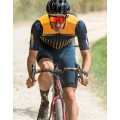 New Respect Radtrikot kurzarm blau/gelborange New Respect Radtrikot kurzarm blau/gelborange