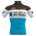 AG2R La Mondiale 2019 Radtrikot kurzarm (langer Reißverschluss)-Radsport-Profi-Team AG2R La Mondiale 2019 Radtrikot kurzarm (langer Reißverschluss)-Radsport-Profi-Team