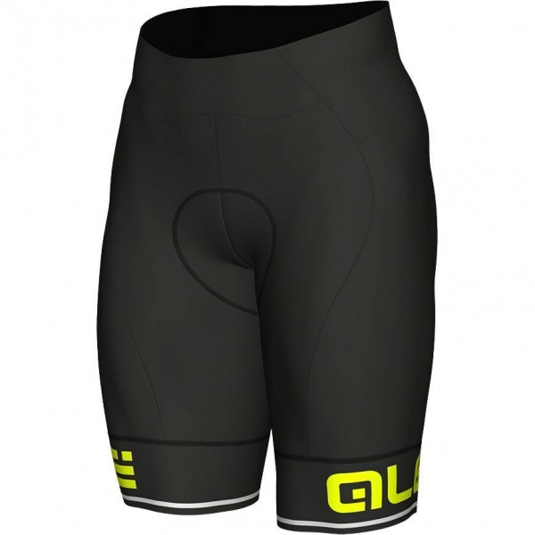ALE CORSA Radhose kurz schwarz/neongelb ALE CORSA Radhose kurz schwarz/neongelb