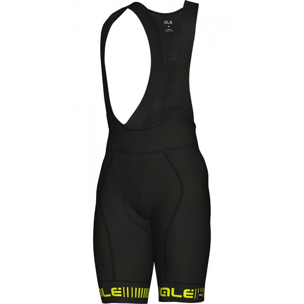 ALE STRADA Trägerhose kurz schwarz/gelb ALE STRADA Trägerhose kurz schwarz/gelb