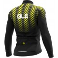 Übergröße ALE THORN Radtrikot langarm schwarz/neongelb Übergröße ALE THORN Radtrikot langarm schwarz/neongelb