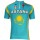 Astana kasachischer Meister 2010 Radsport-Profi-Team-Kurzarmtrikot mit kurzem Reißverschluss