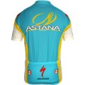 ASTANA 2012 Radsport-Profi-Team-Kurzarmtrikot mit kurzem Reißverschluss ASTANA 2012 Radsport-Profi-Team-Kurzarmtrikot mit kurzem Reißverschluss
