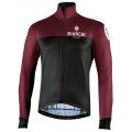 DELEBIO Fahrrad Winterjacke schwarz/weinrot