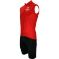 MORENO Radtrikot ärmellos rot MORENO Radtrikot ärmellos rot