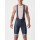 COMPETIZIONE KIT Trägerhose kurz blau/weiß-silber