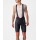 COMPETIZIONE KIT Trägerhose kurz schwarz/rot