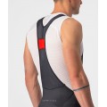 COMPETIZIONE KIT Trägerhose kurz schwarz/silber-grau