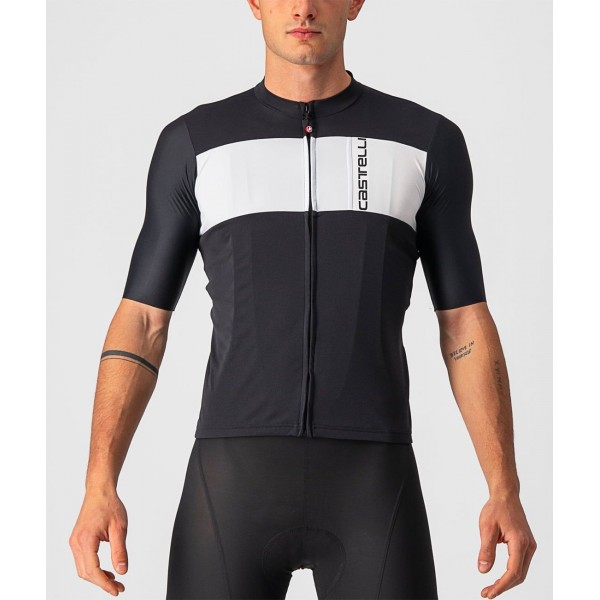 PROLOGO 7 Radtrikot kurzarm schwarz/weiß PROLOGO 7 Radtrikot kurzarm schwarz/weiß