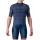 LIVELLI+COMPETIZIONE Radsport-Set (Kurzarmtrikot+Trägerhose) blau
