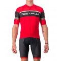 SCORPIONE 3+COMPETIZIONE KIT Radsport-Set (Kurzarmtrikot+Trägerhose) rot/schwarz SCORPIONE 3+COMPETIZIONE KIT Radsport-Set (Kurzarmtrikot+Trägerhose) rot/schwarz