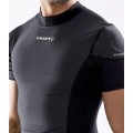 Active Extreme X Windschutz Kurzarm-Unterhemd schwarz