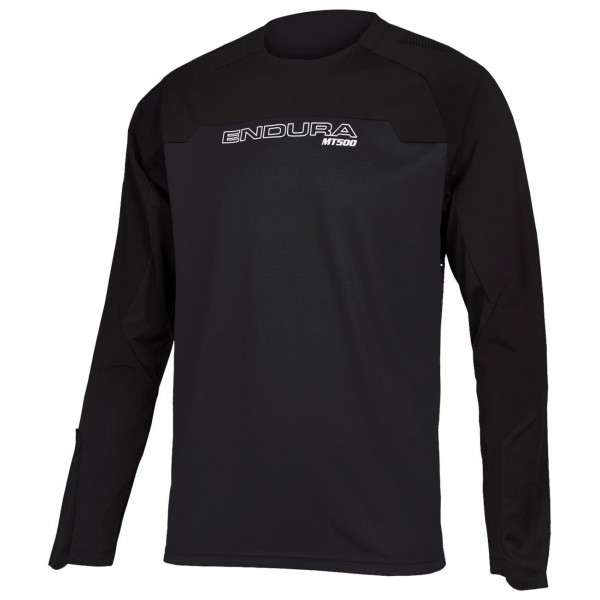 MT500 BURNER Radtrikot langarm MTB/Freeride schwarz