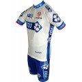 FRANCAISE DES JEUX (FDJ) 2011 Radsport-Profi-Team-Kurzarmtrikot mit kurzem Reißverschluss FRANCAISE DES JEUX (FDJ) 2011 Radsport-Profi-Team-Kurzarmtrikot mit kurzem Reißverschluss