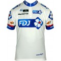 FRANCAISE DES JEUX (FDJ) 2013 Kurzarmtrikot mit kurzem Reißverschluss-Radsport-Profi-Team