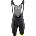 B51 Trägerhose kurz schwarz/neongelb