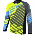 DOWNHILL Radtrikot langarm MTB/Freeride neongelb DOWNHILL Radtrikot langarm MTB/Freeride neongelb