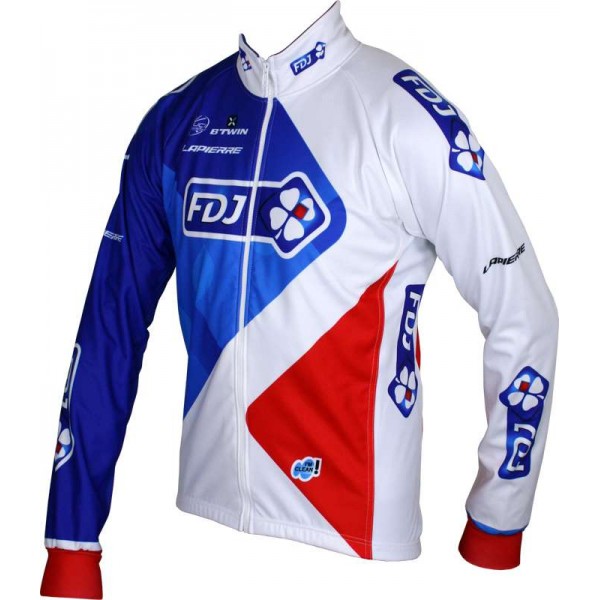 FRANCAISE DES JEUX (FDJ) 2016 Fahrrad Winterjacke B'TWIN Radsport-Profi-Team FRANCAISE DES JEUX (FDJ) 2016 Fahrrad Winterjacke B'TWIN Radsport-Profi-Team