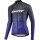 RACE DAY Radtrikot langarm schwarz/blau
