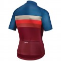 RIVAL Radsport-Set (Kurzarmtrikot+Trägerhose) rot/blau/schwarz RIVAL Radsport-Set (Kurzarmtrikot+Trägerhose) rot/blau/schwarz