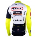 Intermarché-Wanty-Gobert Matériaux 2022 Radtrikot langarm-Radsport-Profi-Team Intermarché-Wanty-Gobert Matériaux 2022 Radtrikot langarm-Radsport-Profi-Team