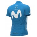 MOVISTAR 2021 Radtrikot kurzarm (langer RV)-ALE Radsport-Profi-Team