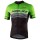 BORGO B Radtrikot kurzarm schwarz/grün