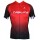 BORGO C Radtrikot kurzarm rot/schwarz