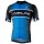 BORGO Radtrikot kurzarm schwarz/blau