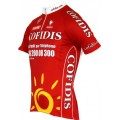 Cofidis 2008 Kurzarmtrikot mit kurzem Reißverschluss