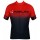 Horizon Jersey Radtrikot kurzarm schwarz/rot