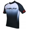 Übergröße Horizon Jersey Radtrikot kurzarm schwarz/weiß