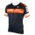Übergröße KENTY Radtrikot kurzarm anthrazit/orange