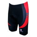 Radsport-Set (Radtrikot THUNDER+Radhose ohne Träger LIGHTNING) rot/schwarz