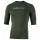 Melange SS Funktionsunterhemd kurzarm olivgrün melange