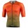 New Ergo Fit Radtrikot kurzarm orange/grün
