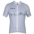 Radsport-Set (Radtrikot Pulse Jersey+Trägerhose Fireball) weiß/schwarz Radsport-Set (Radtrikot Pulse Jersey+Trägerhose Fireball) weiß/schwarz