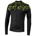 PYONGCHANG 2018 Radtrikot langarm schwarz/gelb (E20-4000)